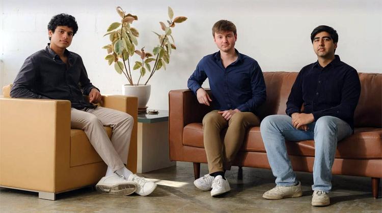 Osnivači Mercora Brendan Foody, Adarsh Hiremath, Sury Midha