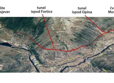 Autocesta oko Mostara